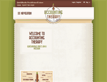 Tablet Screenshot of accountingtherapy.com